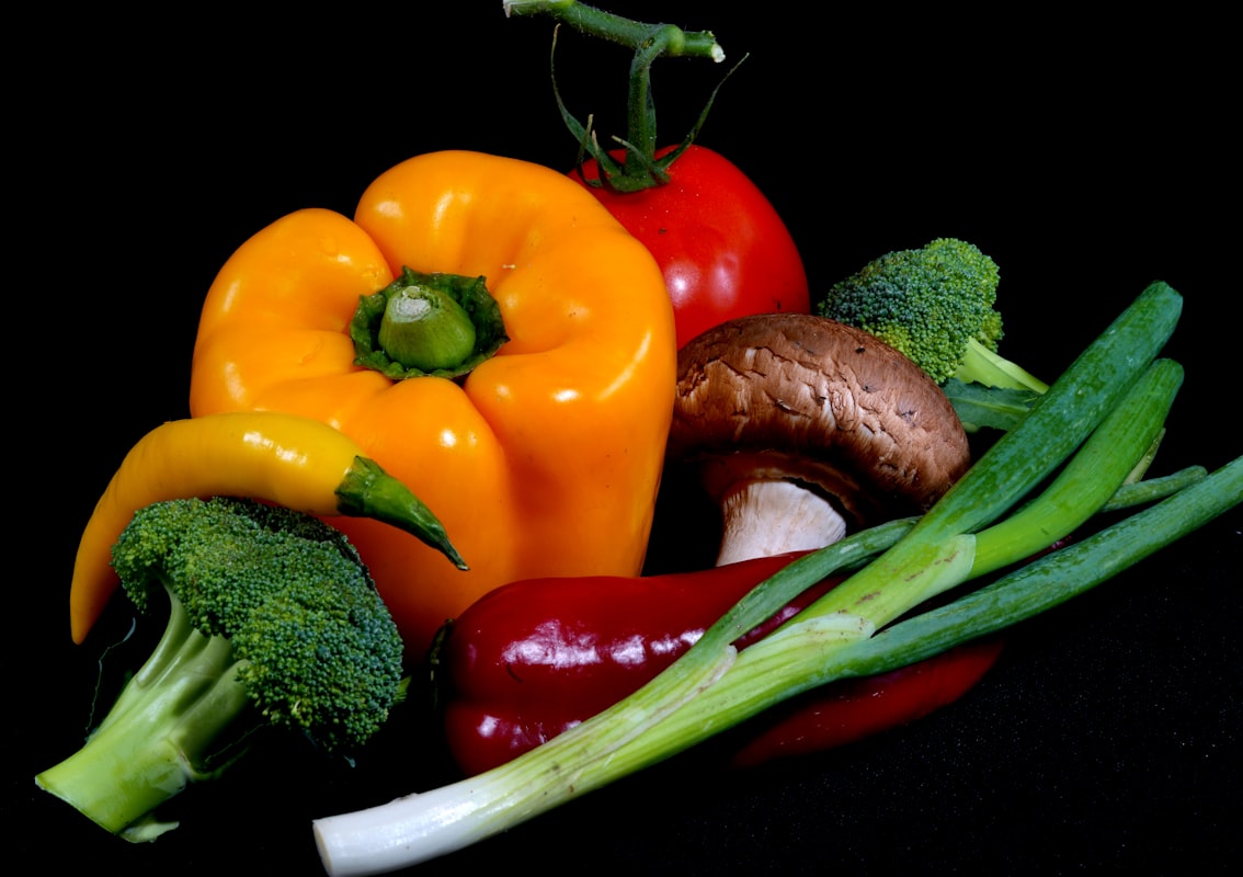 Fresh kale leaves